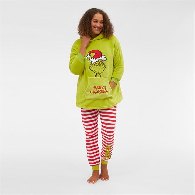 Hanorac Family Unisex Grinch Snuggle cu personaje