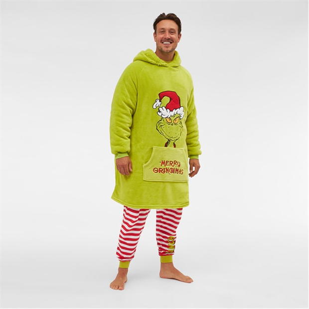 Hanorac Family Unisex Grinch Snuggle cu personaje