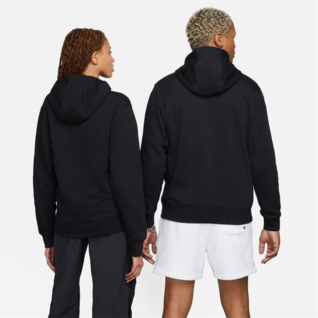 Hanorac fleece Nike Sportswear Club negru