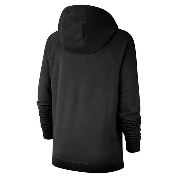 Hanorac fleece Nike Sportswear Essential pentru femei negru alb