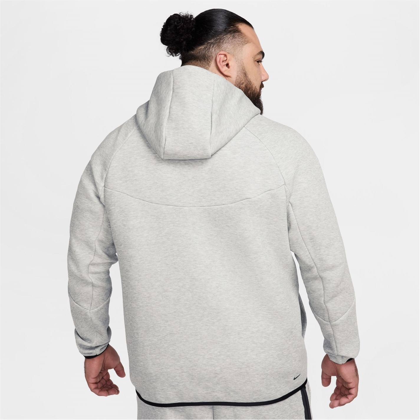 Hanorac fleece Nike Tech pentru Barbati gri deschis