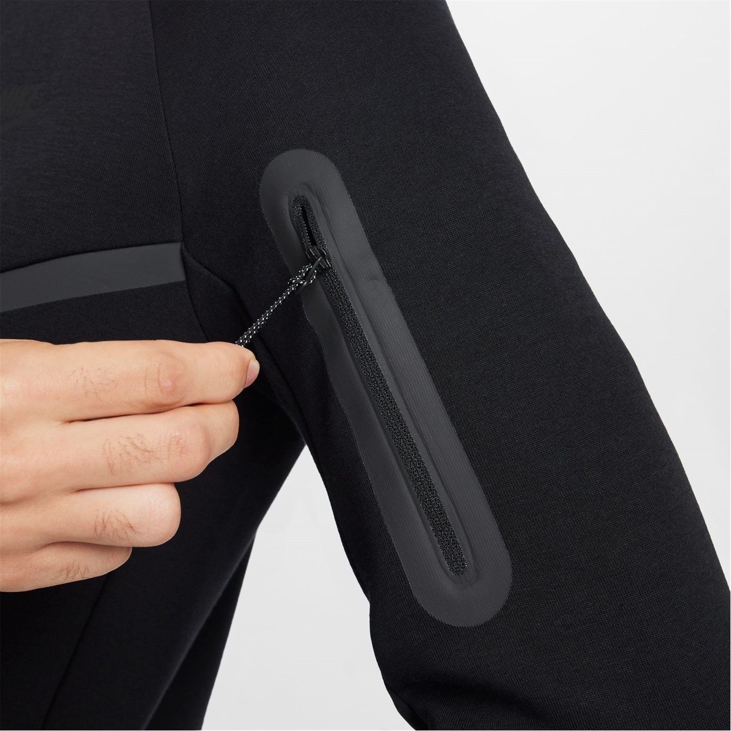 Hanorac fleece Nike Tech pentru Barbati negru