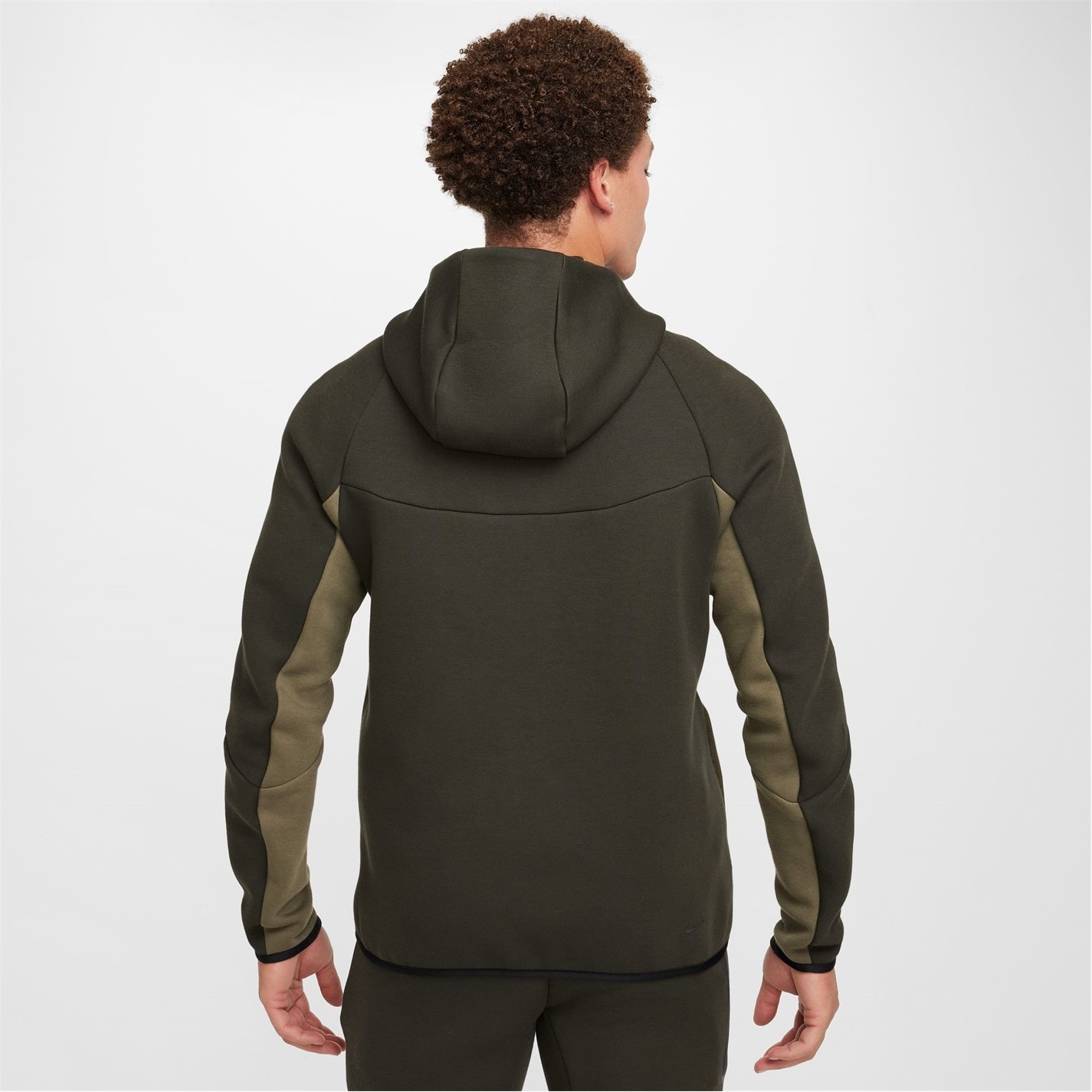 Hanorac fleece Nike Tech pentru Barbati oliv negru