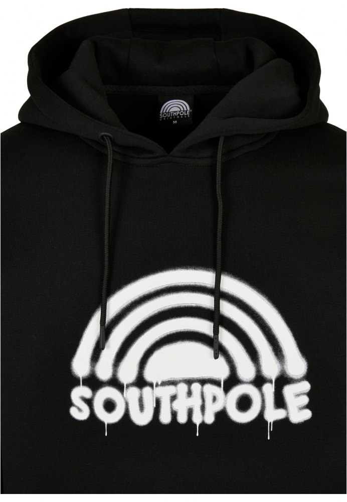 Hanorac Southpole Spray Logo negru