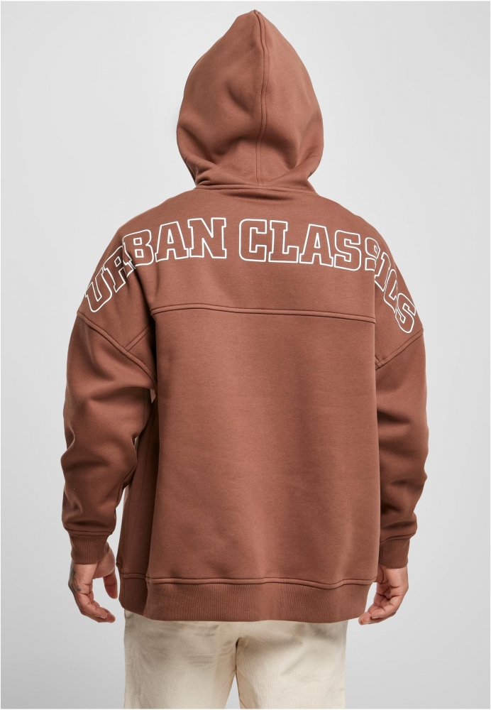 Hanorac supradimensionat Logo maro Urban Classics