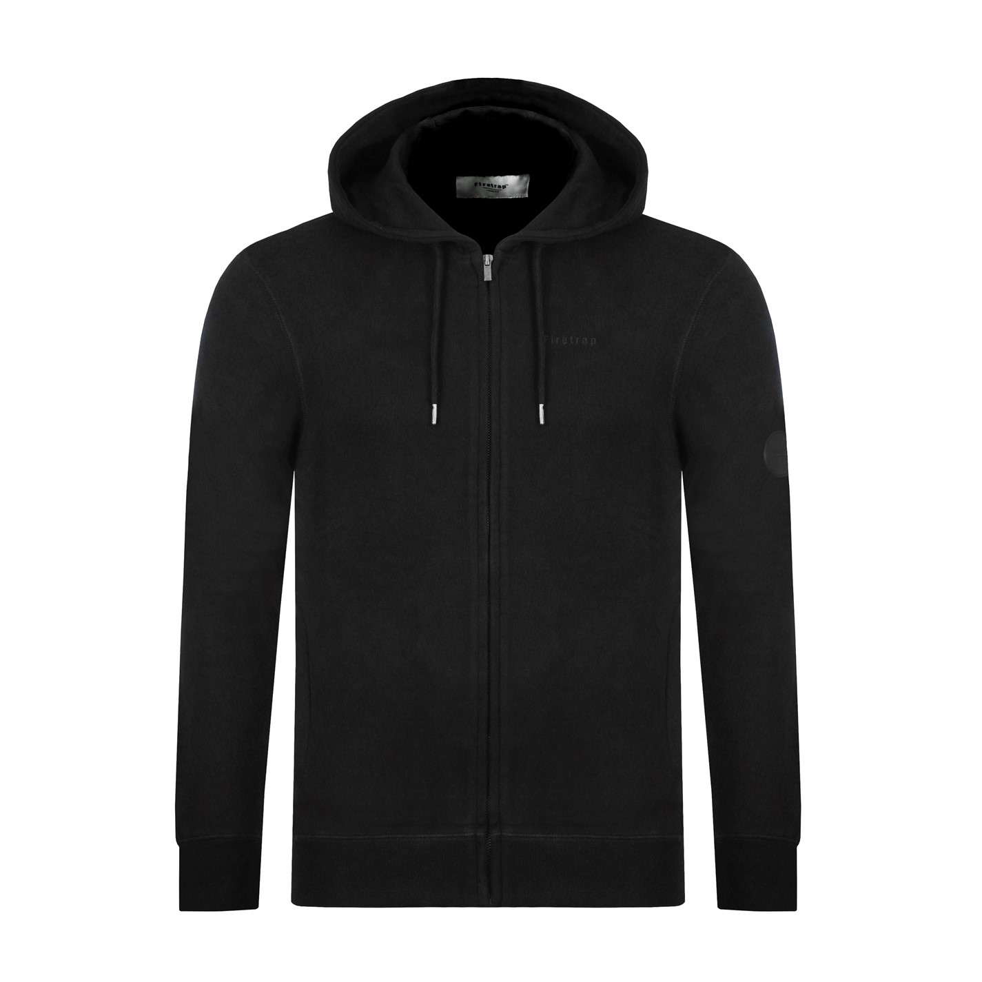 Hanorac fleece Firetrap Brunel cu fermoar pentru Barbati negru