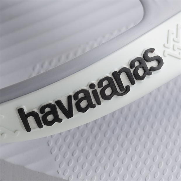 Slapi Havaianas Dual pentru barbati alb crem gri