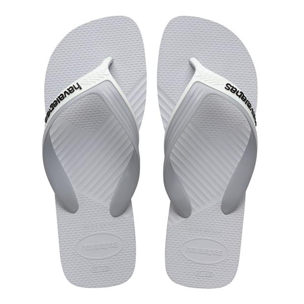 Slapi Havaianas Dual pentru barbati alb crem gri