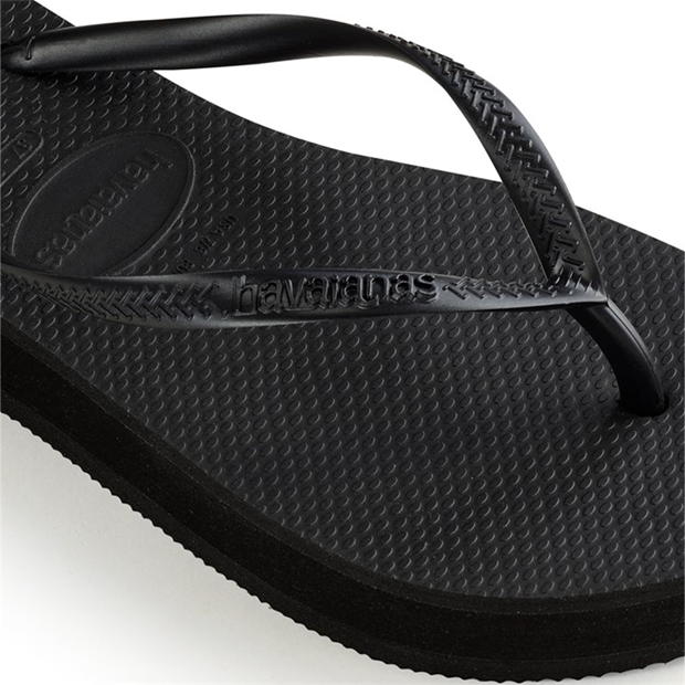 Slapi Havaianas Flatform negru