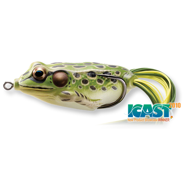 HOLLOW BODY FROG WALKING BAIT 4,5CM 7G 500 verde galben LIVE TARGET