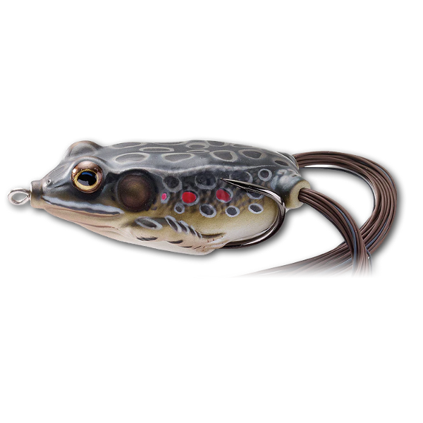 HOLLOW BODY FROG WALKING BAIT 4,5CM 7G 503 maro negru LIVE TARGET