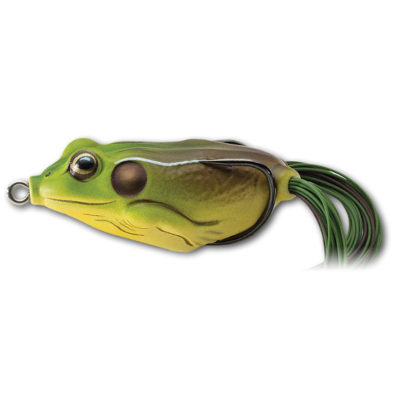 HOLLOW BODY FROG WALKING BAIT 5,5CM 18G 508 verde maro LIVE TARGET