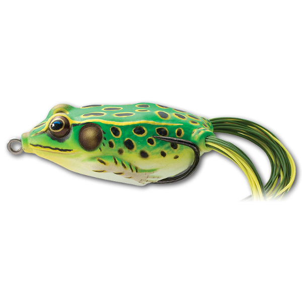 HOLLOW BODY FROG WALKING BAIT 5,5CM 18G FLORO 512 verde galben LIVE TARGET