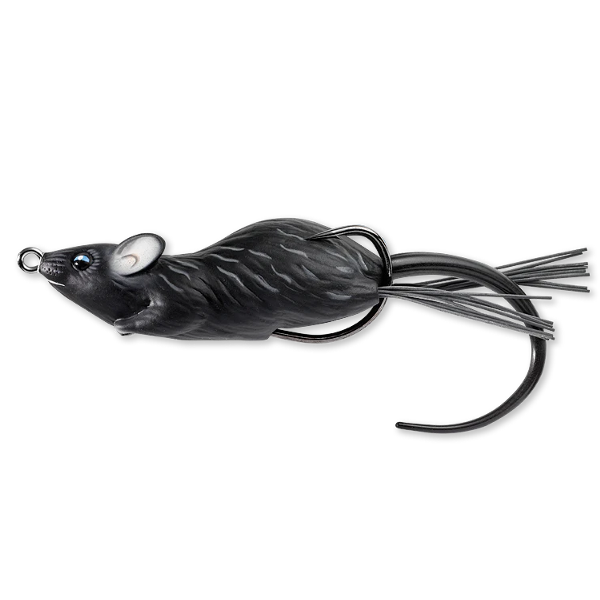 HOLLOW BODY MOUSE WALKING BAIT 6CM 11G negru LIVE TARGET