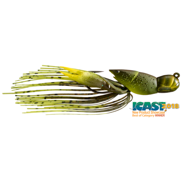 HOLLOW CRAWFISH JIG 4CM 11G 146 verde CHART LIVE TARGET