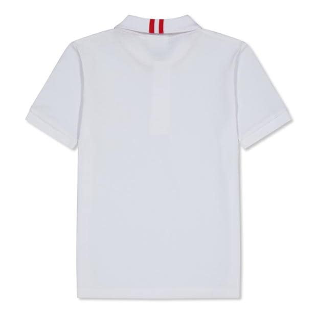 HUGO Marker Style Logo Polo Top pentru copii alb 10p