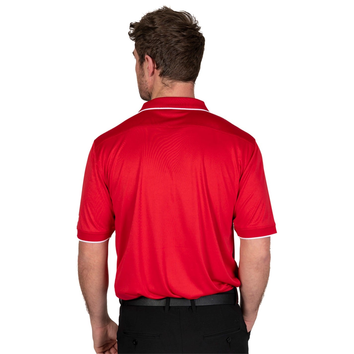 Island verde Performance Polo Golf Shirt gri carbune