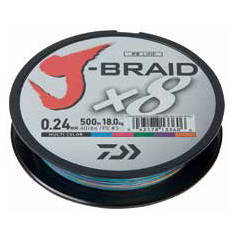 J-BRAID X8 MULTICOLOR 013MM 8KG 150M DAIWA