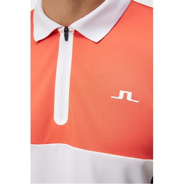 J Lindeberg Kohen Polo pentru barbati hot coral