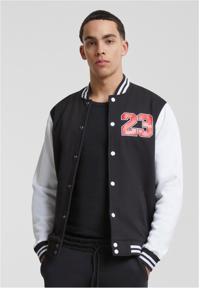 Jacheta Ballin 23 College negru alb Mister Tee