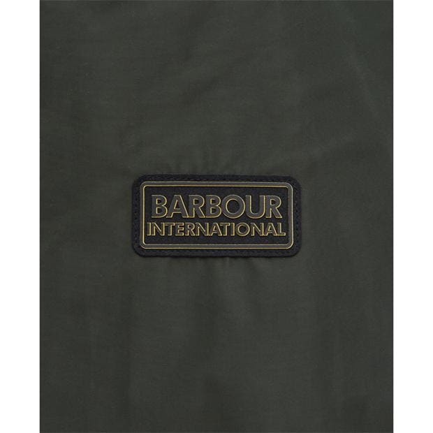 Jacheta Barbour International Showerproof verde sg71