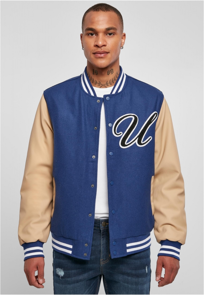 Jacheta Big U College albastru Urban Classics