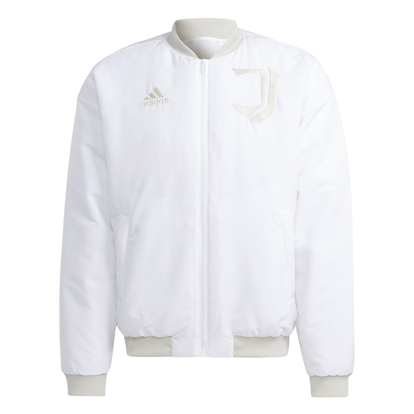 Jacheta adidas Juventus cu captuseala Bomber alb