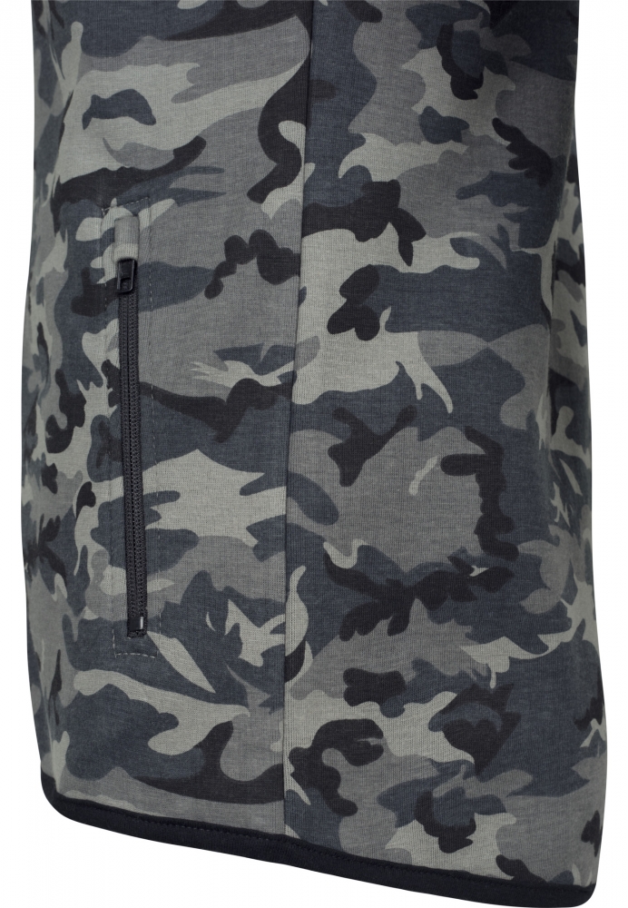 Jacheta cu Fermoar Interlock Camo inchis camuflaj Urban Classics