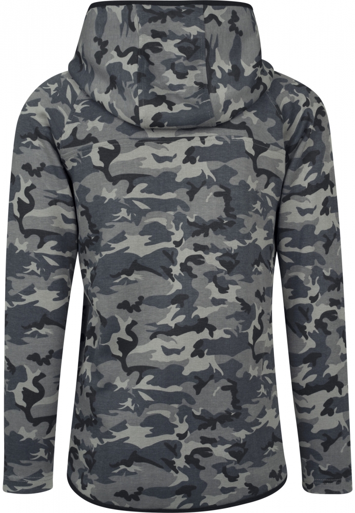 Jacheta cu Fermoar Interlock Camo inchis camuflaj Urban Classics