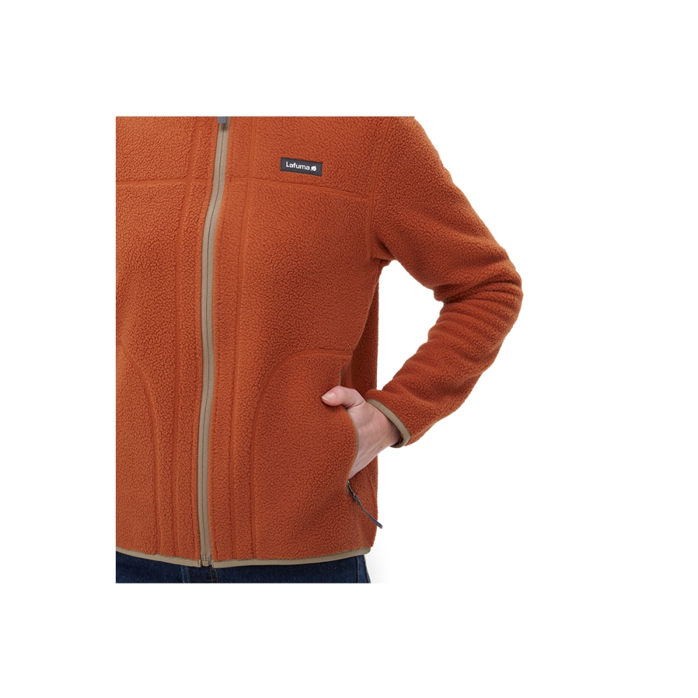 Jacheta Dama Lafuma Sherpa F-Zip Pecan