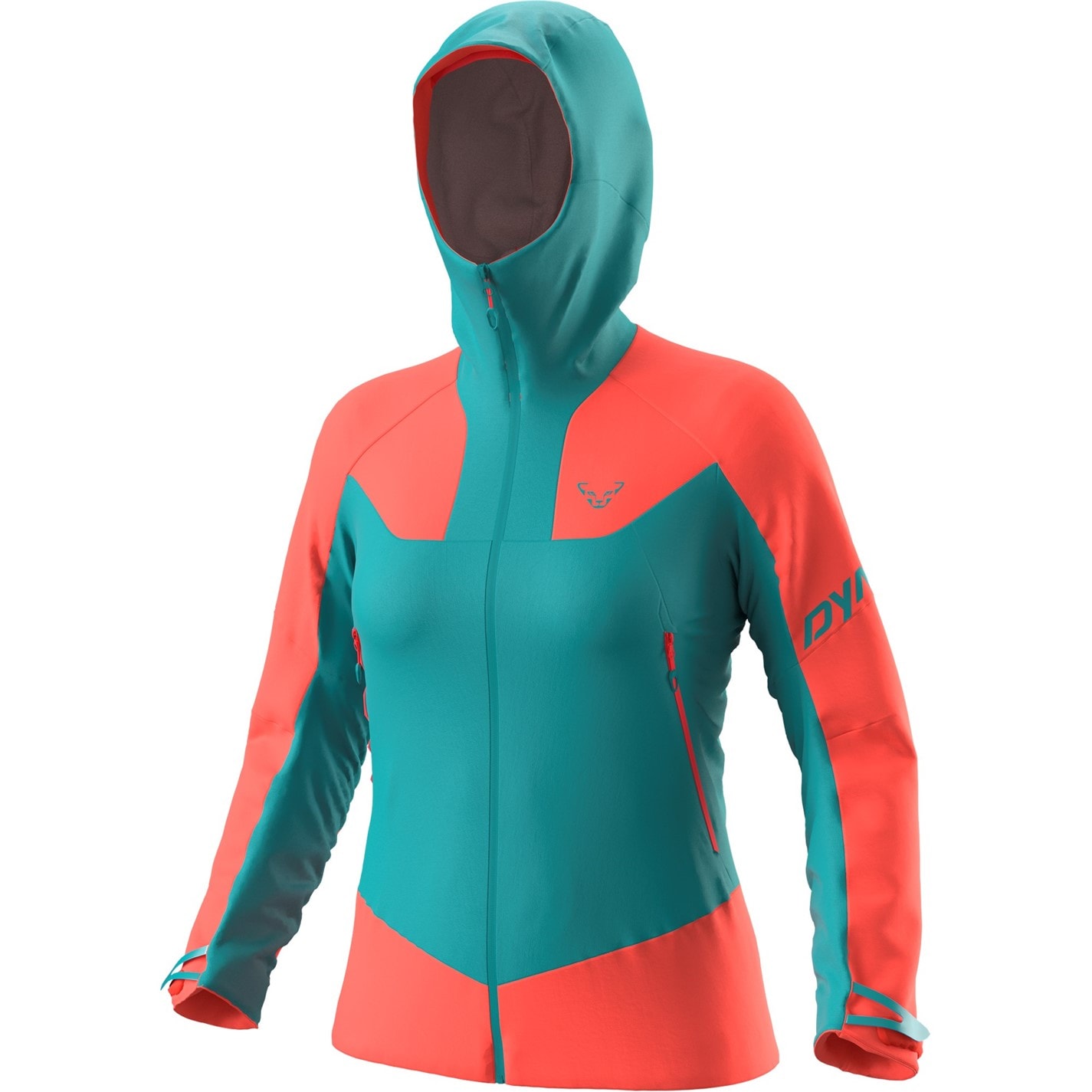 Jacheta Dynafit Radical 2 GORE-TEX pentru femei hot coral