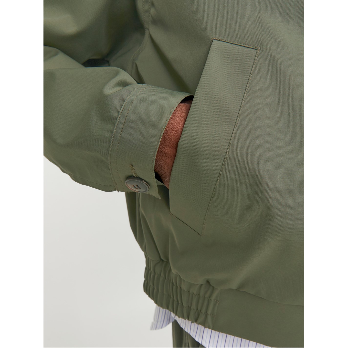 Jacheta Jack and Jones Harrington pentru Barbati verde