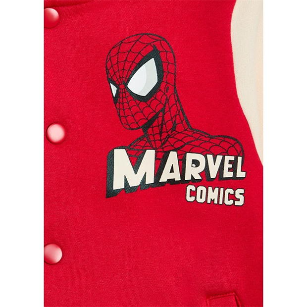 Jacheta Marvel Varsity cu gluga Bomber cu personaje