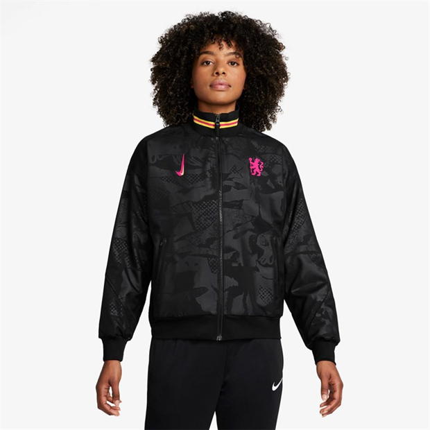 Jacheta Nike Chelsea Strike Third Anthem 2024 2025 pentru femei negru