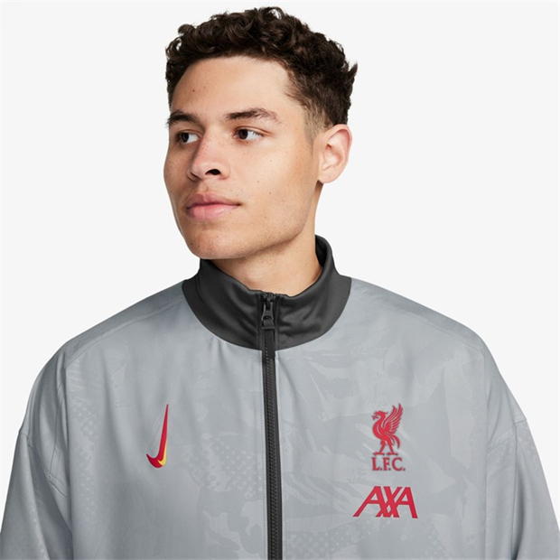 Jacheta Nike Liverpool Strike Third Anthem 2024 2025 pentru adulti gri