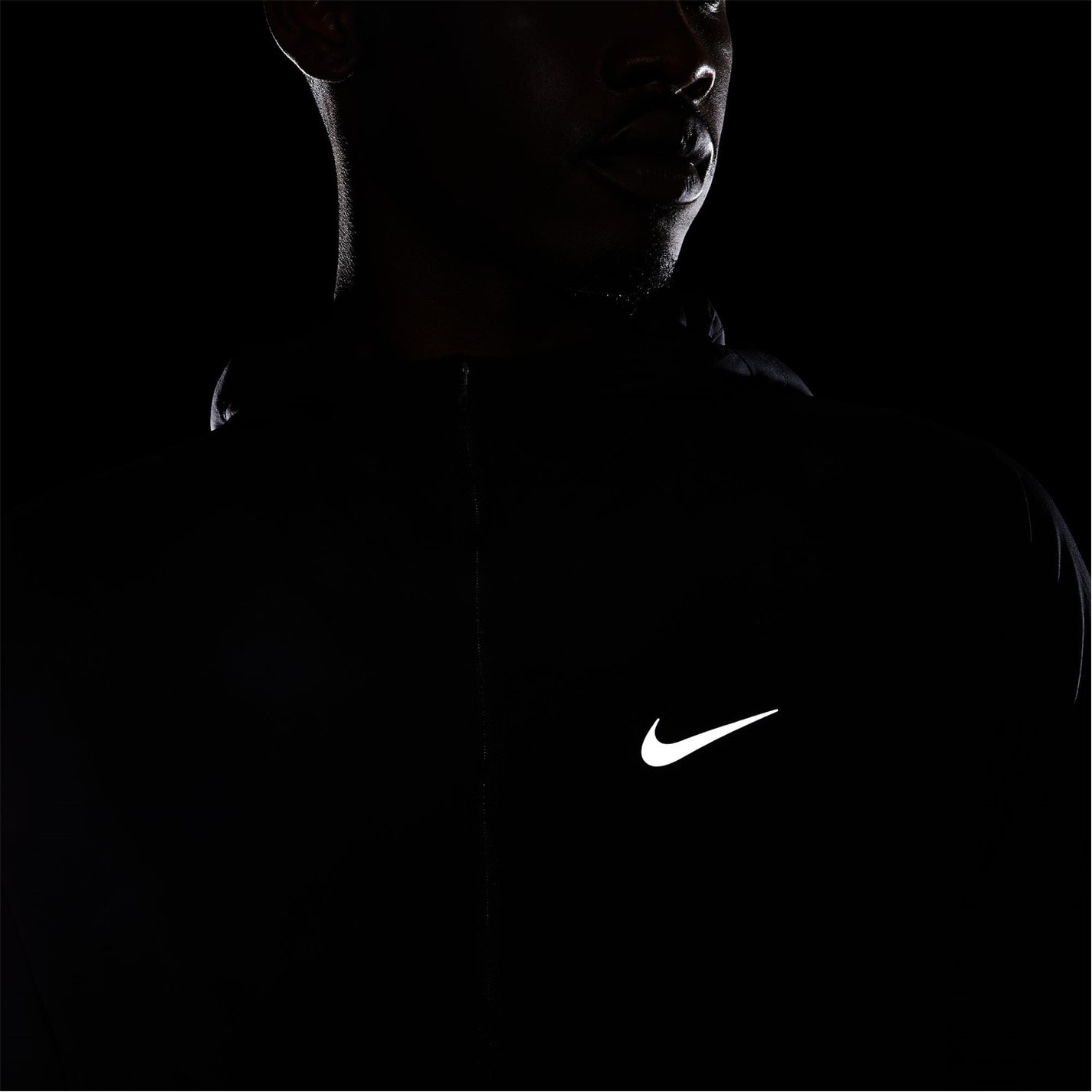 Jacheta Nike Miler Repel alergare pentru Barbati negru reflect