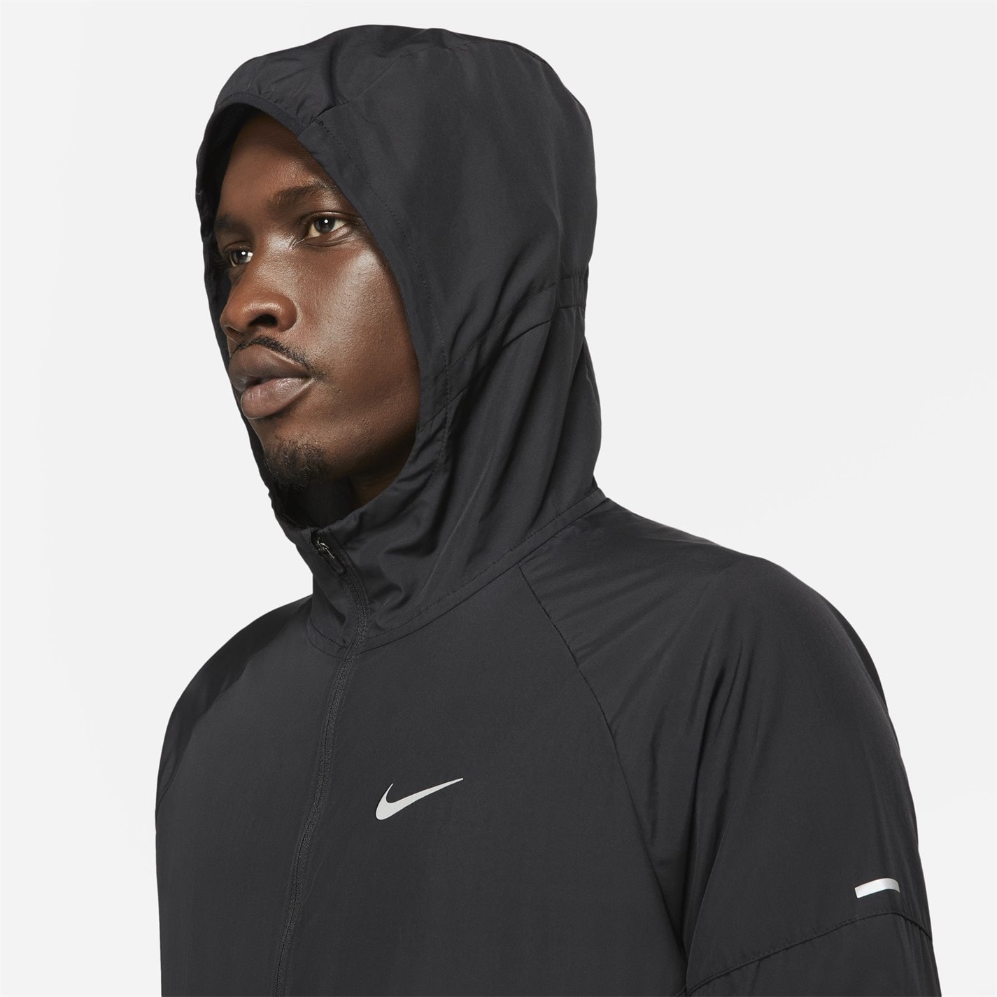 Jacheta Nike Miler Repel alergare pentru Barbati negru reflect