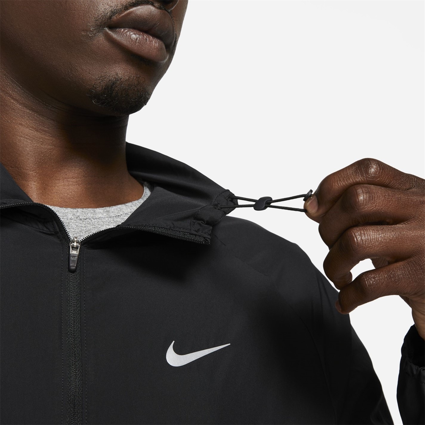 Jacheta Nike Miler Repel alergare pentru Barbati negru reflect