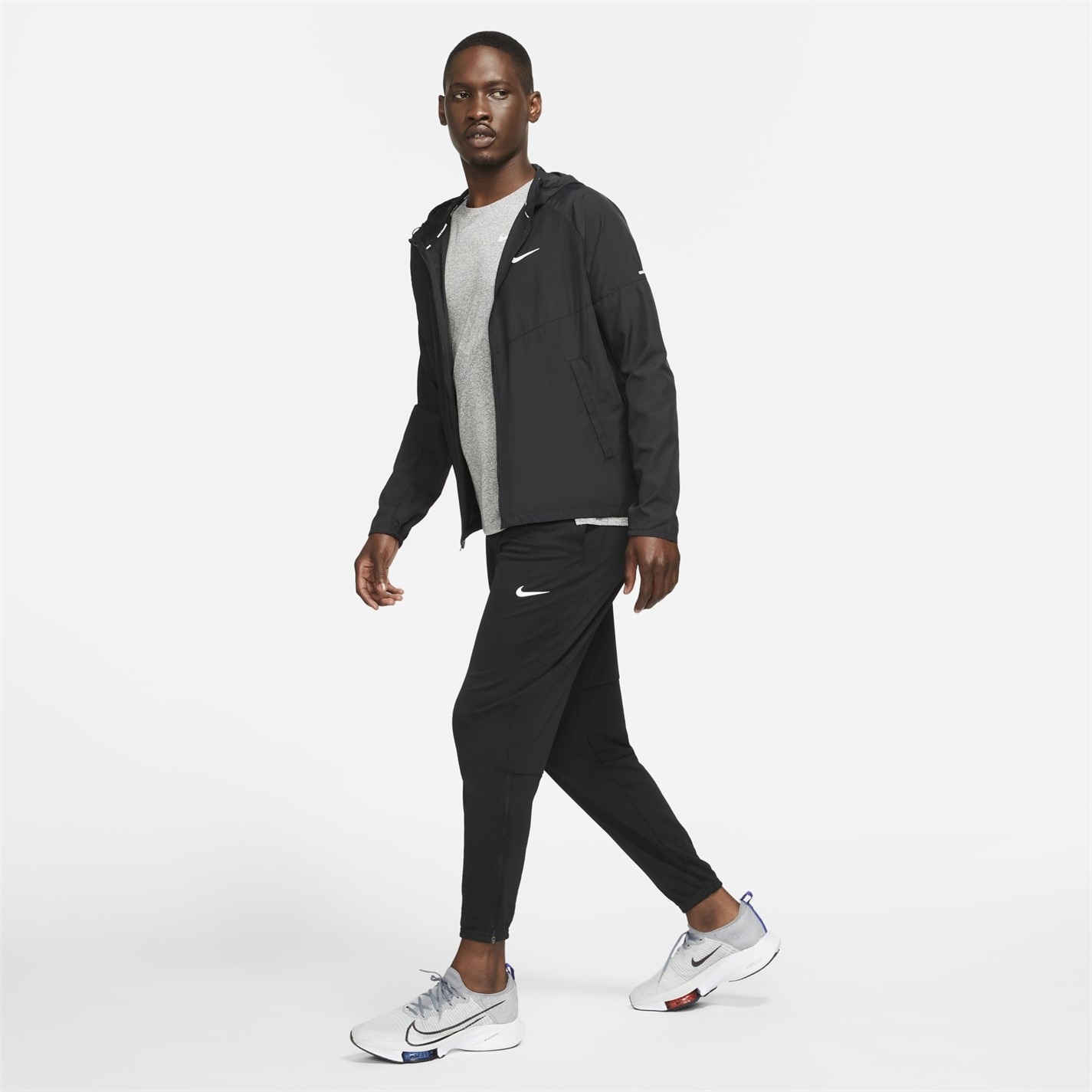 Jacheta Nike Miler Repel alergare pentru Barbati negru reflect