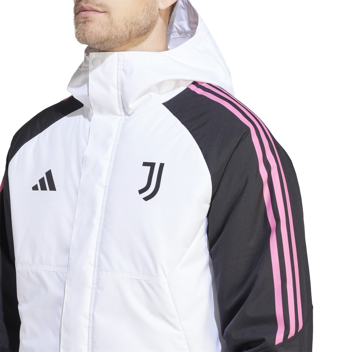 Jacheta parka adidas Juventus Condivo 23 Stadium pentru adulti alb