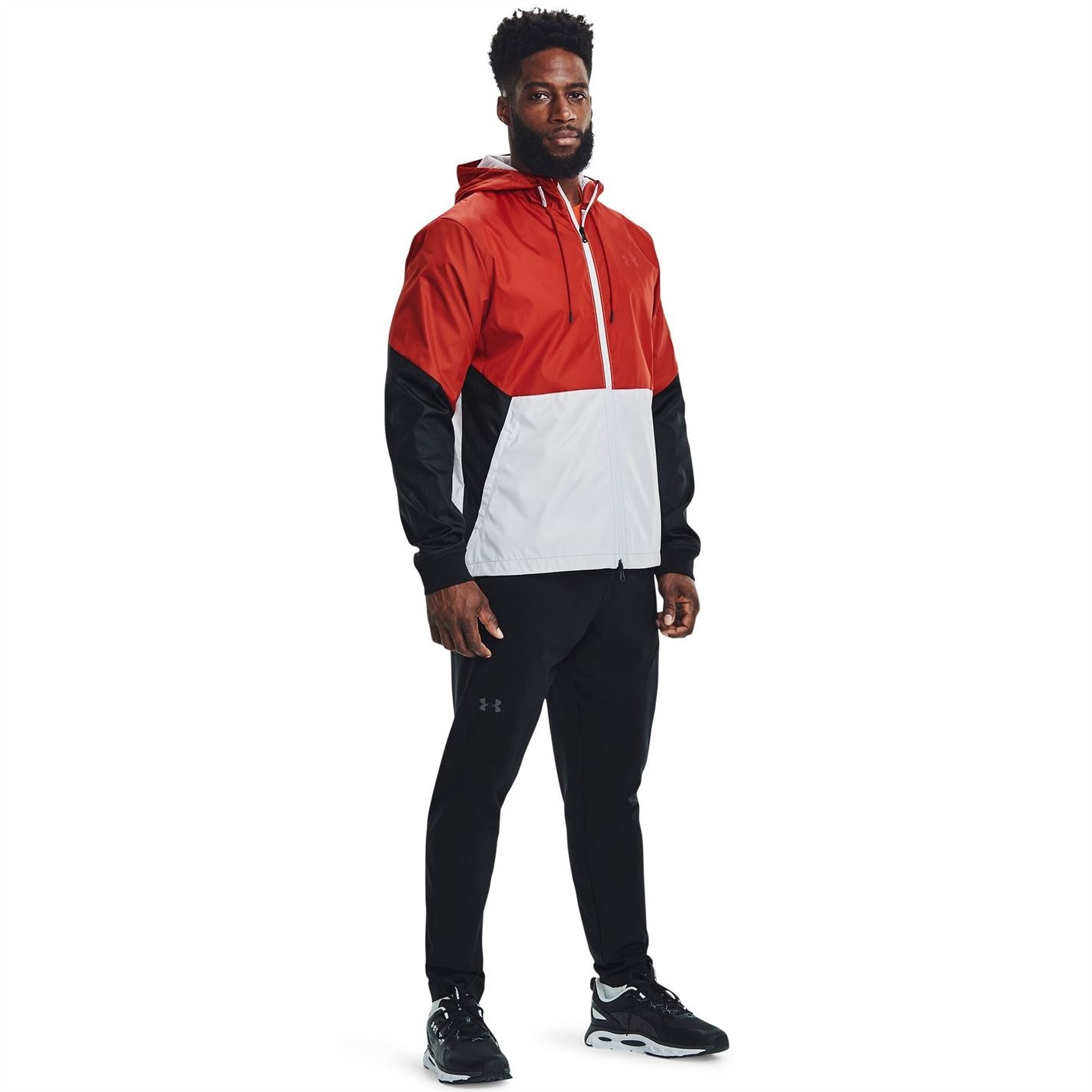 Jacheta Under Armour Legacy Wind Breaker pentru Barbati portocaliu