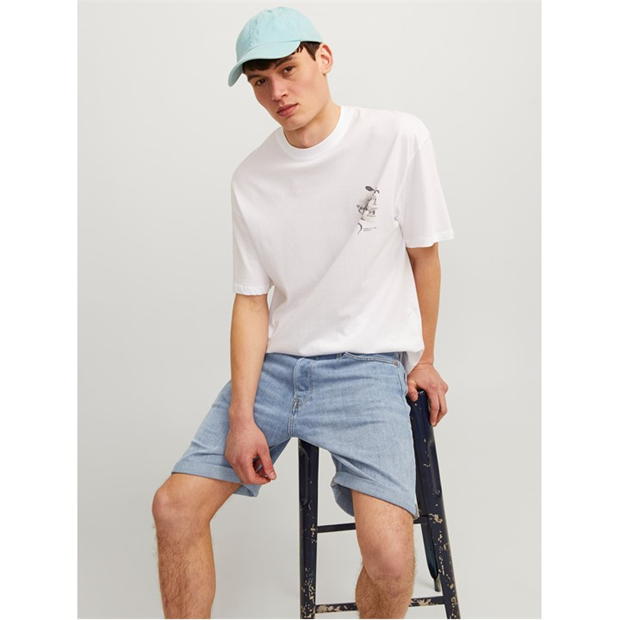 Jack and Jones Chris Short pentru barbati albastru denim