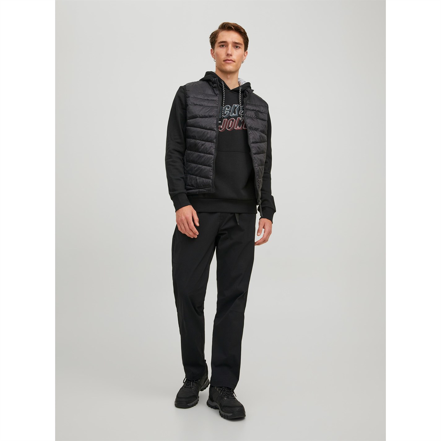 Jack and Jones Hero Puffer Bodywarmer negru