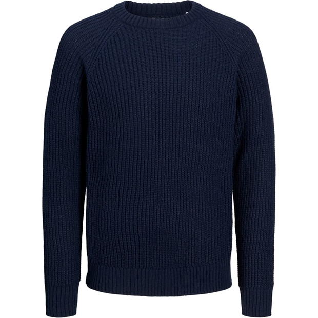 Jack and Jones tricot cu guler rotund pentru barbati bleumarin blazer