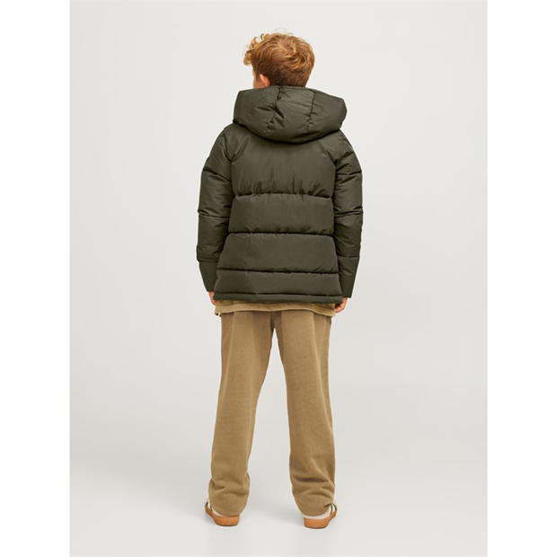 Jack and Jones World Puffer copii oliv bleumarin