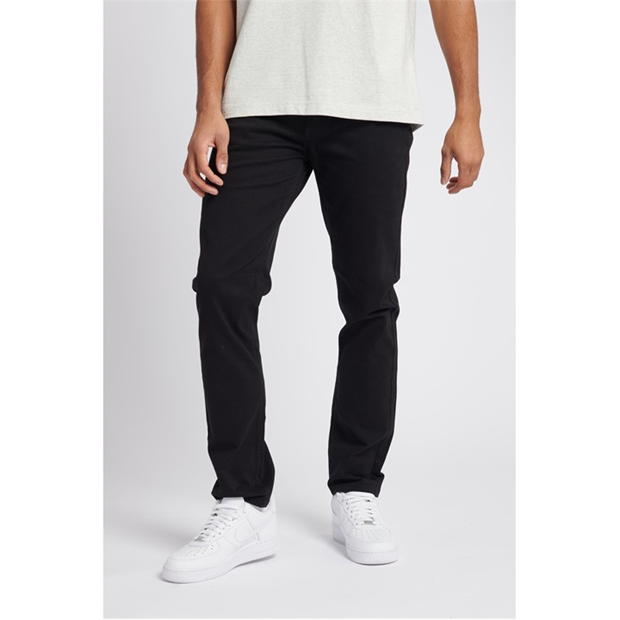 Jack Wills 5 Pckt Trsr pentru barbati negru