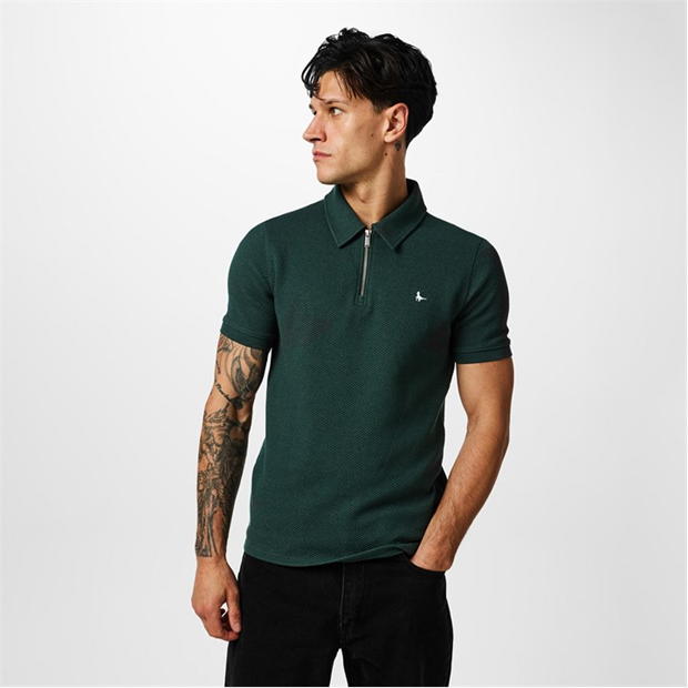 Jack Wills cu fermoar Polo verde