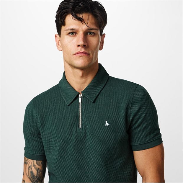 Jack Wills cu fermoar Polo verde