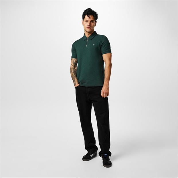 Jack Wills cu fermoar Polo verde