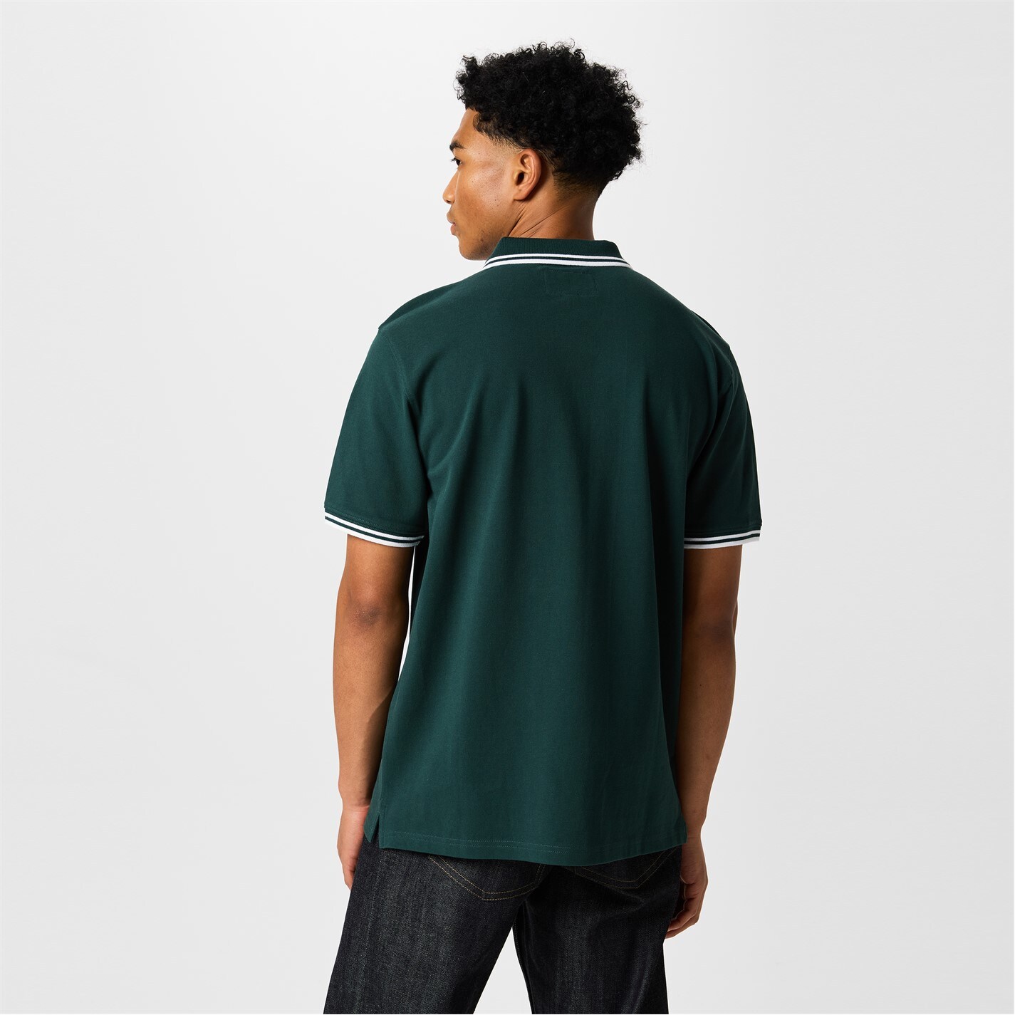 Jack Wills Edgeware Tipped Polo verde